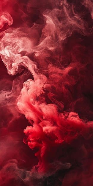 Red smoke background | Premium AI-generated image