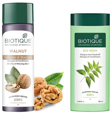 Buy Biotique Bio Neem Margosa Anti Dandruff Shampoo and Conditioner ...