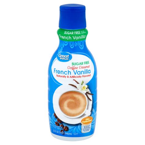 Buy Great Value Sugar Free French Vanilla Coffee Creamer, 32 Fl Oz ...