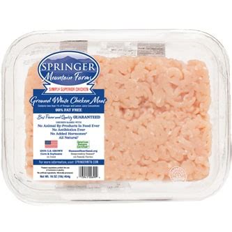 Order Springer Mountain Farms 99% Fat Free Ground Chicken Breast ...