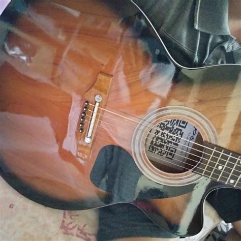 Ps Signature 41Inch Acoustic Guitar New Model (Natural Color) Free 1 ...