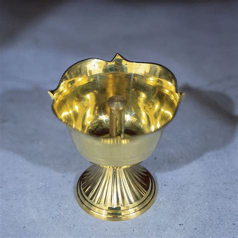 3.2" Brass Rose Deep Arsh – Sripuram Store