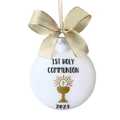 Amazon.com: First Communion Ornament, Catholic First Communion Gifts ...