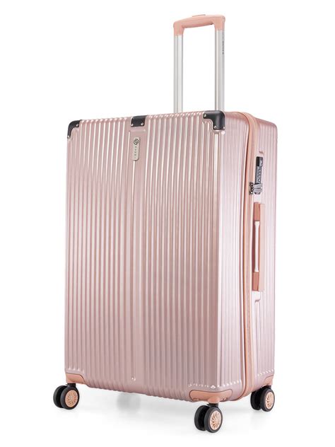 Baomi SOLID GOLD Rose Gold Hard 31" Large Luggage – BAOMI
