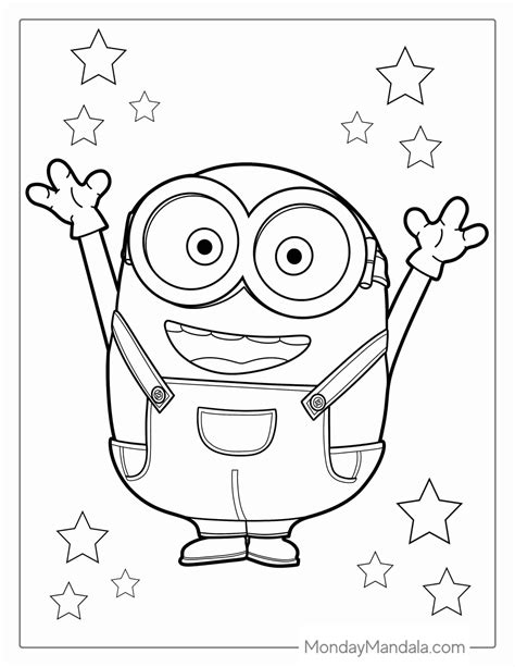 32 Minion Coloring Pages (Free PDF Printables) | Minion coloring pages ...
