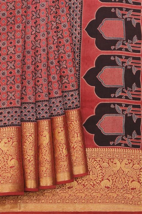Ajrakh Sarees – Kalanjali