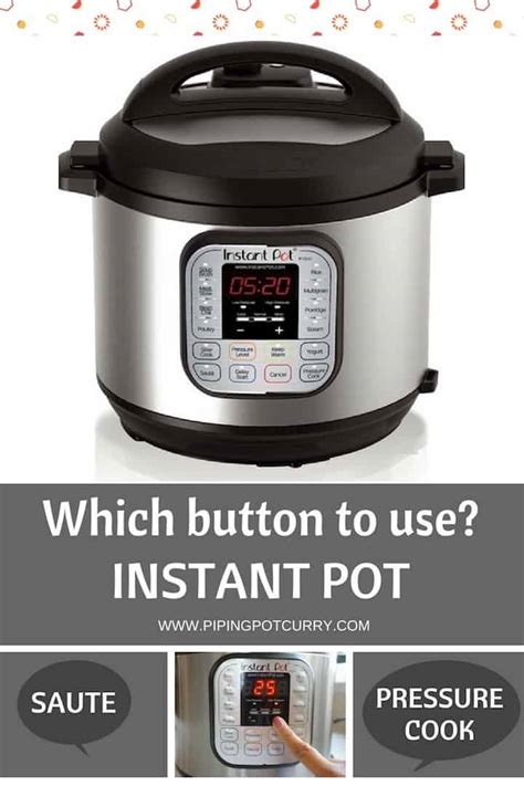 Image result for Instant Pot Buttons
