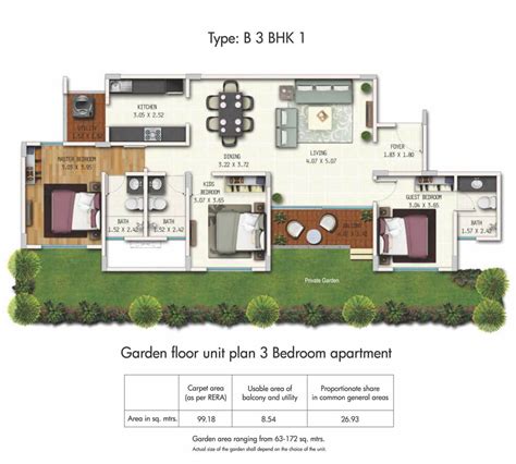 1, 2, 3 BHK Flats & Row Houses in Goa: Gera's River of Joy