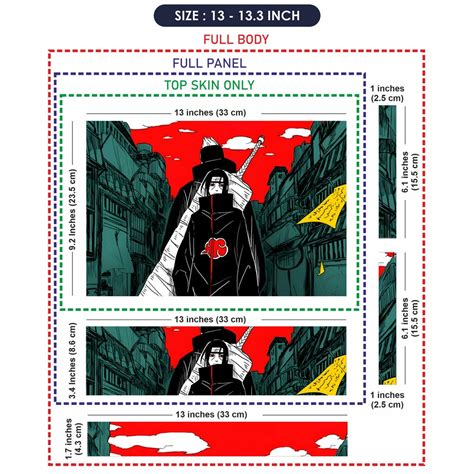 Shop Itachi and Kisame legendary Members Laptop Skin | Buy Online Now ...