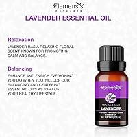 Elemensis Naturals Lavender Essential Oil for Sleep, Hair Growth, Skin ...