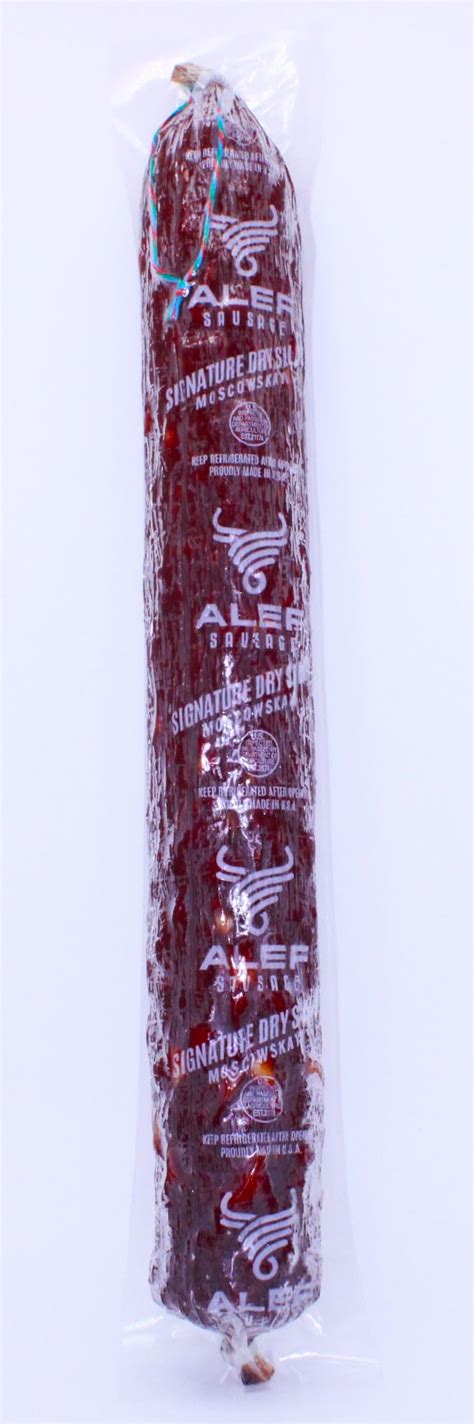 Buy Alef Signature Dry Salami Moskovskaya 1.5 lb - Authentic Cured Meat ...