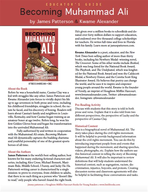 Becoming Muhammad Ali by James Patterson & Kwame Alexander & Dawud ...