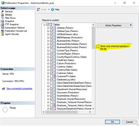 Image result for Adding New Table in Transaction Replication in MS SQL