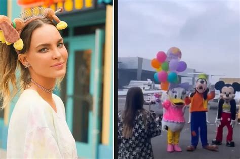 Celebran a Belinda con mariachis y botargas de Disney por su cumpleaños