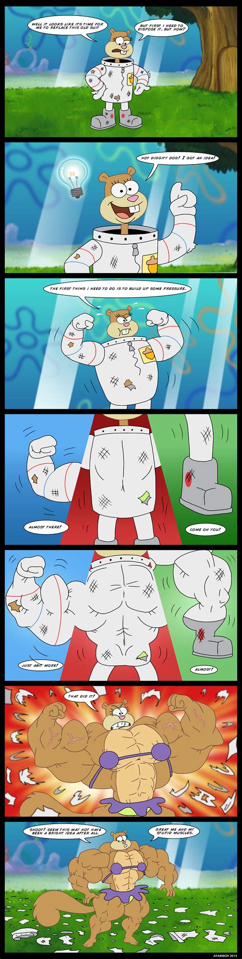 Image result for Sandy Cheeks Strong