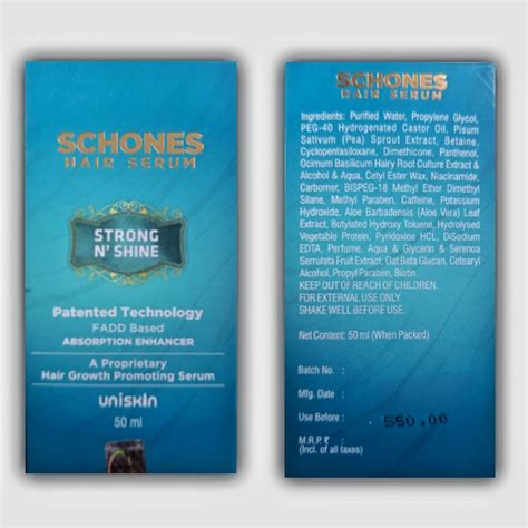 Buy SCHONES HAIR SERUM 50ML Online at Low Prices in India - Amazon.in