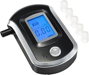 Digital Police Breath Breathalyzer Test Alcohol Tester Analyzer ...