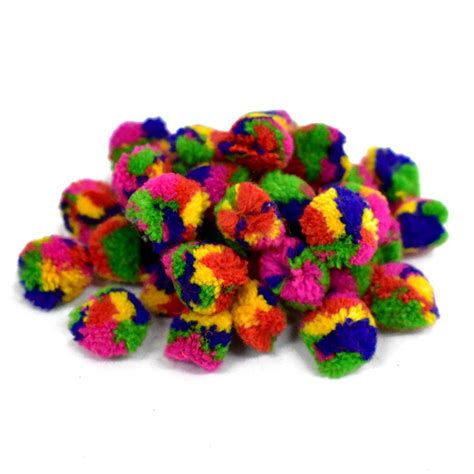 Style Up Multi Color Pom Pom Balls : Amazon.in: Home & Kitchen