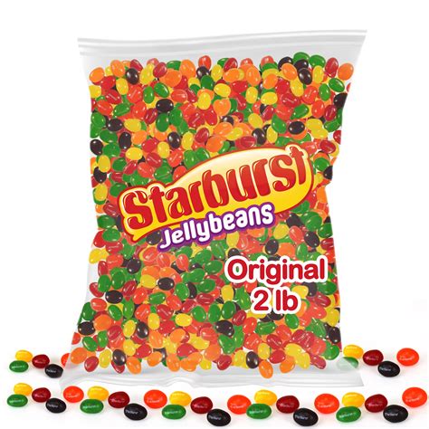 Starburst Jelly Beans 2lb Bulk Pack - Original Fruit Jelly Candy for ...
