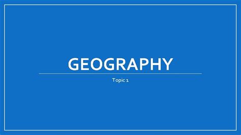 Image result for Geography Topic