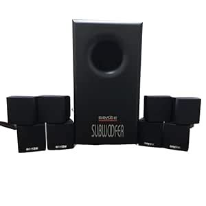 SPACE SM4 4.1 Home Theatre System 1 Active Subwoofer with 4 Satellite ...