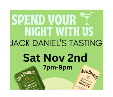 Jack Daniels Tasting - Apple & Honey - Prizes& Giveaways, 3806 Acorn St ...