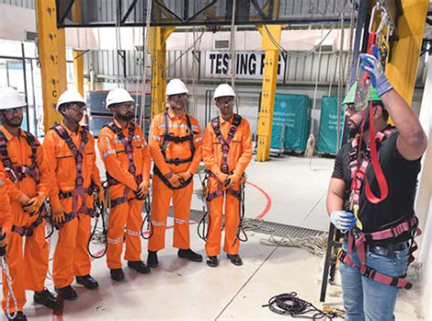 Advanced Training on Work At Height and Rescue Ensured Safety | KARAM