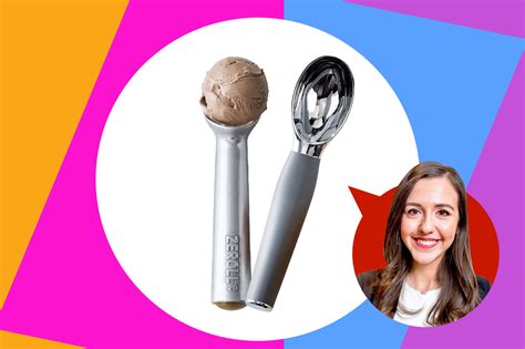 Ice Cream Scoop With Ice Cream