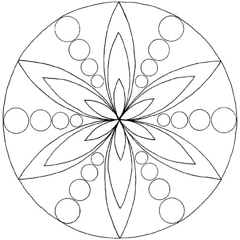 Mandala Coloring for Kids - Printable Mandala