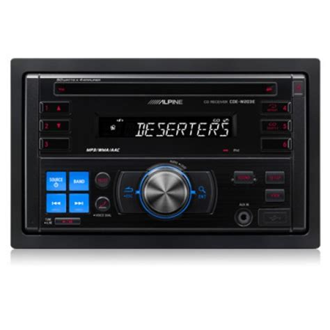 Car Audio System - Alpine - CD Head Unit Double Din - CDE W203E