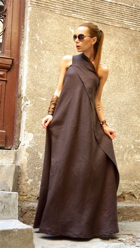 Linen Button Down Maxi Dress at Michiko Durbin blog