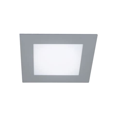 Empotrable LED 6W Know cuadrado gris - Cristalrecord iluminacion led