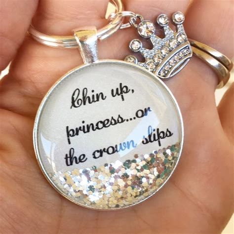 Buy Princess Keychain chin up Princess or the Crown Online in India - Etsy