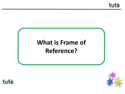 Image result for Example of Frame of Reference