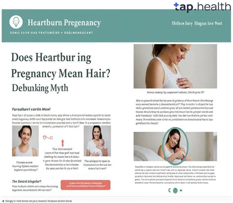 Does Heartburn During Pregnancy Mean Hair? | Myths vs Facts