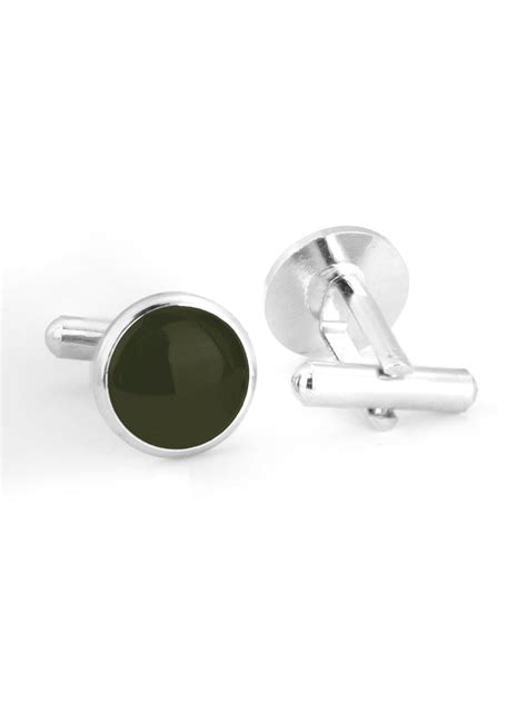 Kavove The Classic Saga Dark Green Cufflink | Buy Cufflinks online ...