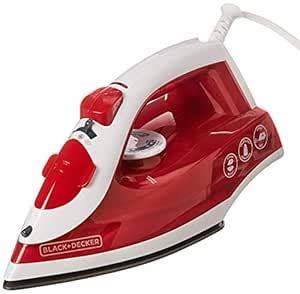 Black+Decker, Red, Variable Control Compact Iron, TrueGlide Premium ...