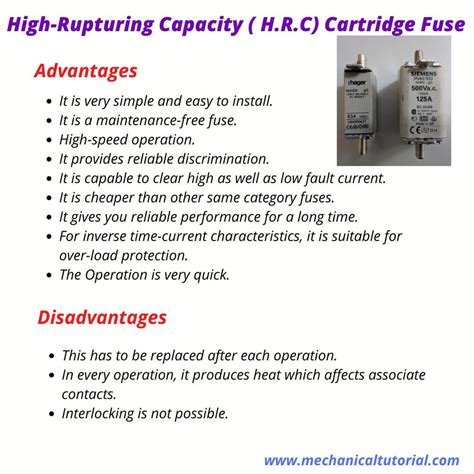 High Rupturing Capacity (HRC) Fuse Multiple Choice Questions (MCQ) and ...