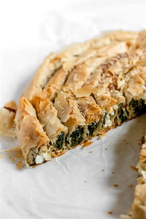 Spanakopita Recipe (Greek Spinach and Feta Pie) - Baked Ambrosia