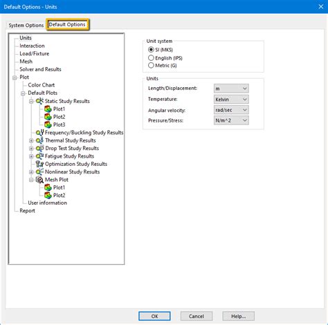 Image result for SolidWorks Simulation Options