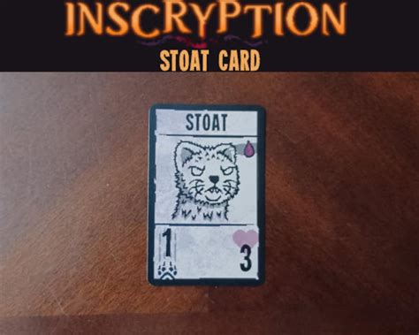 Image result for Stoat Inscryption