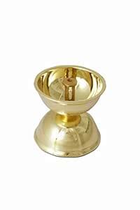 Buy DMI's Beautiful Traditional Niranjan Brass Diya Also Known as Deepa ...