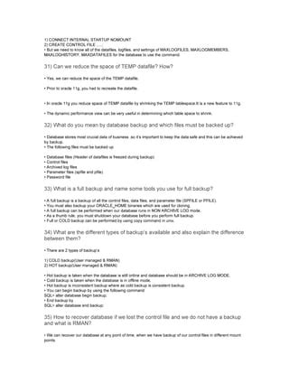 Image result for Oracle DBA Flowchart