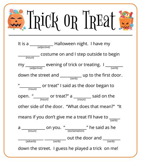 Mad Libs Halloween Printable Printable Word Searches - Printable Mad Libs
