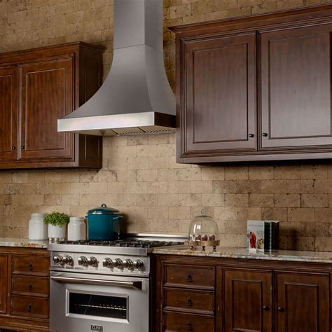 ZLINE Designer Series DuraSnow® Stainless Steel Wall Range Hood (8632S ...