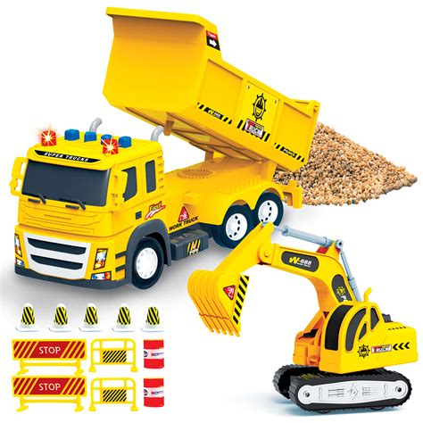 2 Pack Construction Toy Trucks 1 12 Scale Dump Truck | Desertcart INDIA