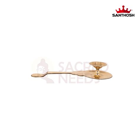 Brass Palghat Arti – 1 Inch Height | Small Arti Plate for Pooja & Offe ...