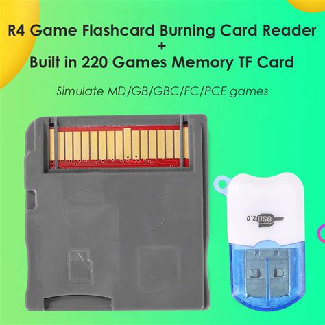 Buy R4I RTS Game Flashcard Burning Card with TF Memory Card Reader for ...