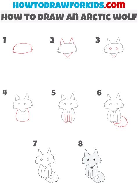 Image result for Arctic Fox Drawing Tutorial
