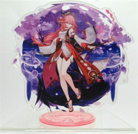Buy Genshin Impact Yae Miko "Guuji Yae" Acrylic Foundation Anime Desk ...